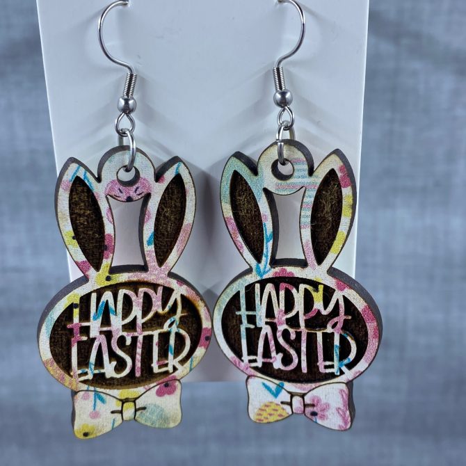 Happy Easter Dangle Earrings